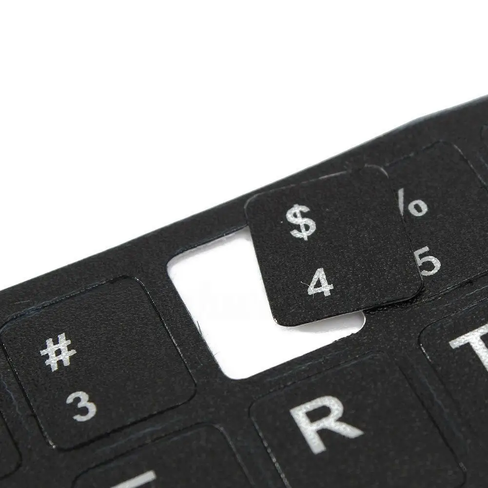 

English Russian Japanese Thai Letters Laptop Computer Keyboard Layout Stickers