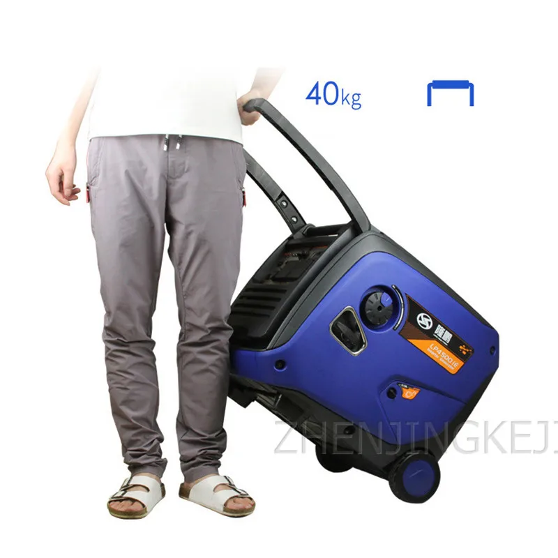 

Portable Gasoline Generator Mute 4000W High Power Frequency Conversion outdoor Charging Remote Power Tools Oil Capacity 0.6L