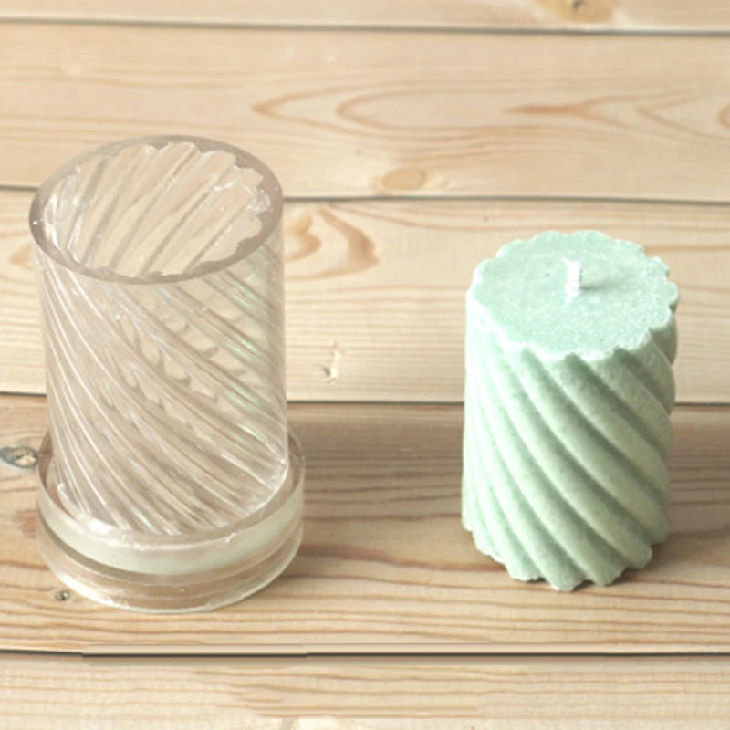 

For wax Model Resin Candle Moulds Clay Candle Making Spiral Shape DIY Craft Plastic Useful
