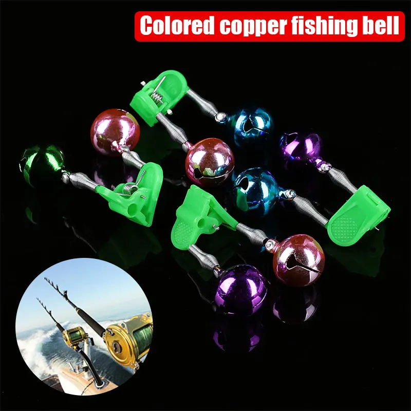 

Fishing Alarm Fishing Rod Bell Random Color Metal Fish Line Deck Fish Alarm Bell Practical Offshore Angling Durable