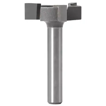 

6mm 1/4 Shank 3 Teeth T-Slot Router Bit Milling Straight Edge Slotting Cutting