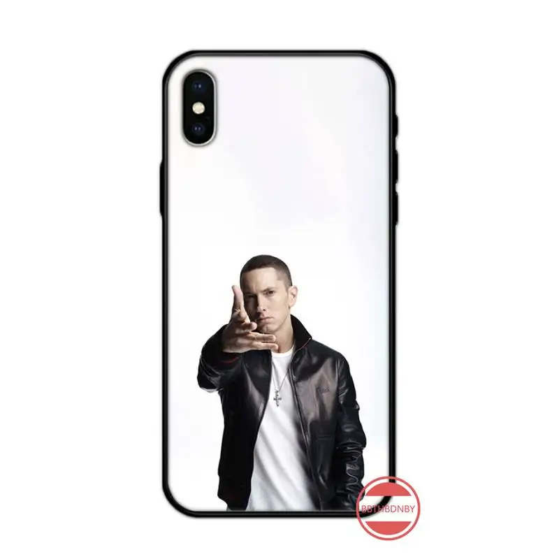 США певец актер Эминем ТПУ Мягкий силиконовый чехол для телефона iphone 5 5s 5c se 6 6s 7 8