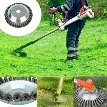 

Universal Steel Wire Trimmer Head Blades Razors Lawn Mower Grass Weed Cutter Cutter Tools Parts Trimmer Head Accessaries