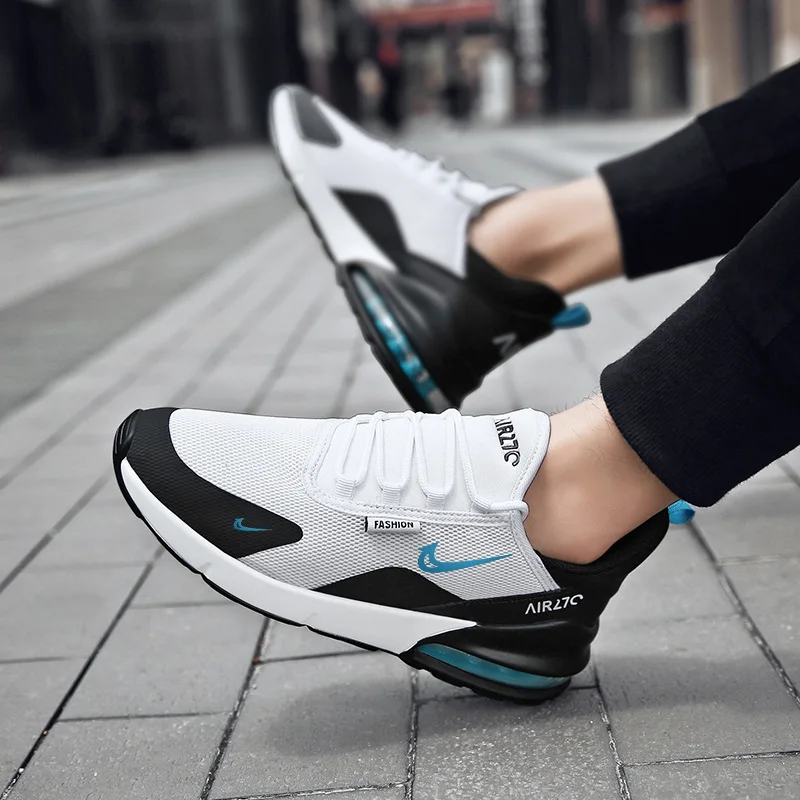 

2019 New Style Autumn MEN'S SHOES Mesh Air Cushion Large Size Athletic Shoes Breathable Running Shoes
