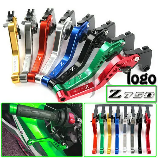Adjustable CNC Aluminum Motorcycle Motorbike Short Brake Clutch Levers For KAWASAKI Z750 2007-2012 | Автомобили и мотоциклы
