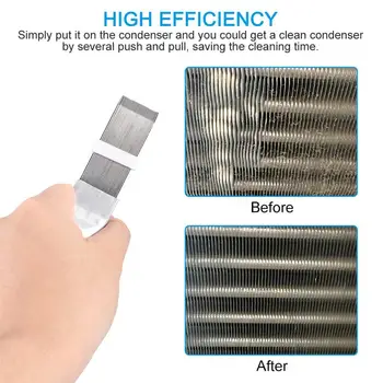 

Condenser Comb Stainless Steel Fin Comb Brush For Air Conditioner Blade Cooling Straightening Cleaning Tool Repair Tools