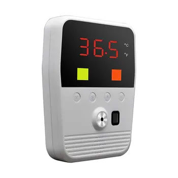 

Wall Mounted Infrared Thermometer Bus Station Office School Easy Read Backlight Forehead Non Home Digital Display