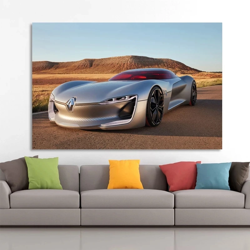 Картина на холсте модульная для украшения стен гостиной плакат с автомобилями |