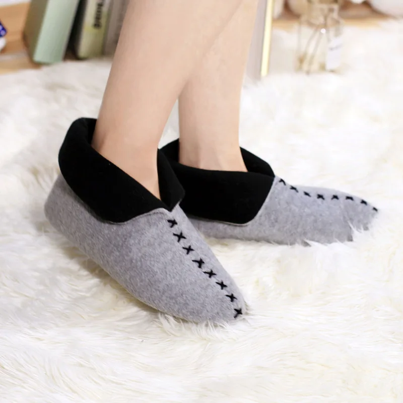 

Postpartum Time of Childbirth Autumn & Winter Maternity Shoes Cotton plus Velvet Hight-top Short Plush Korean-style Cotton Floor
