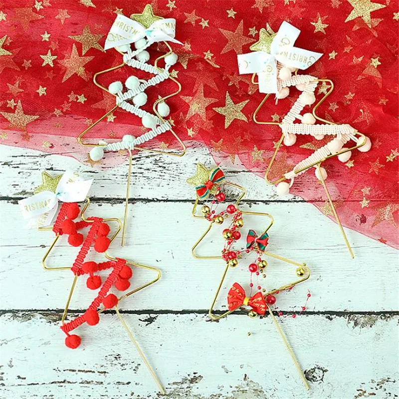 1PC Handmade DIY Christma Cake Decorating Cake Insertion Frag Wedding Birthday Engagement Festival Cake Suppliers Merry Christma
