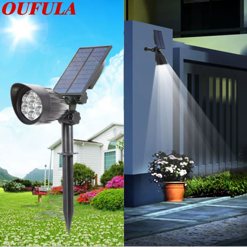 

New Solar Lawn Light Spotlight Highlight Spotlight Outdoor Waterproof IP65 Garden Light Garden Light