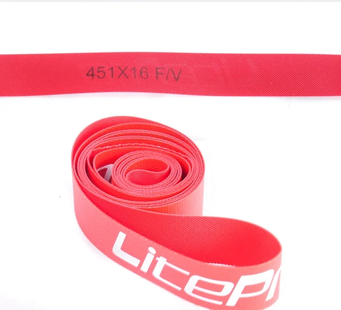 451 1Pair 1 пара LITEPRO нейлон герметизирующий слой бескамерной шины для велосипедов обод подкладка 14/16/18/20 дюймов 406 451 складной велосипед шины велосипедные аксессуары - Цвет: 451 1Pair