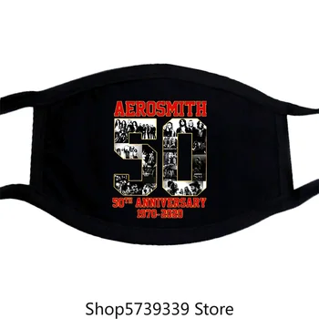 

Aerosmith 50Th Anniversary 1970-2020 Mask Washable Reusable Mask for Unisex Black