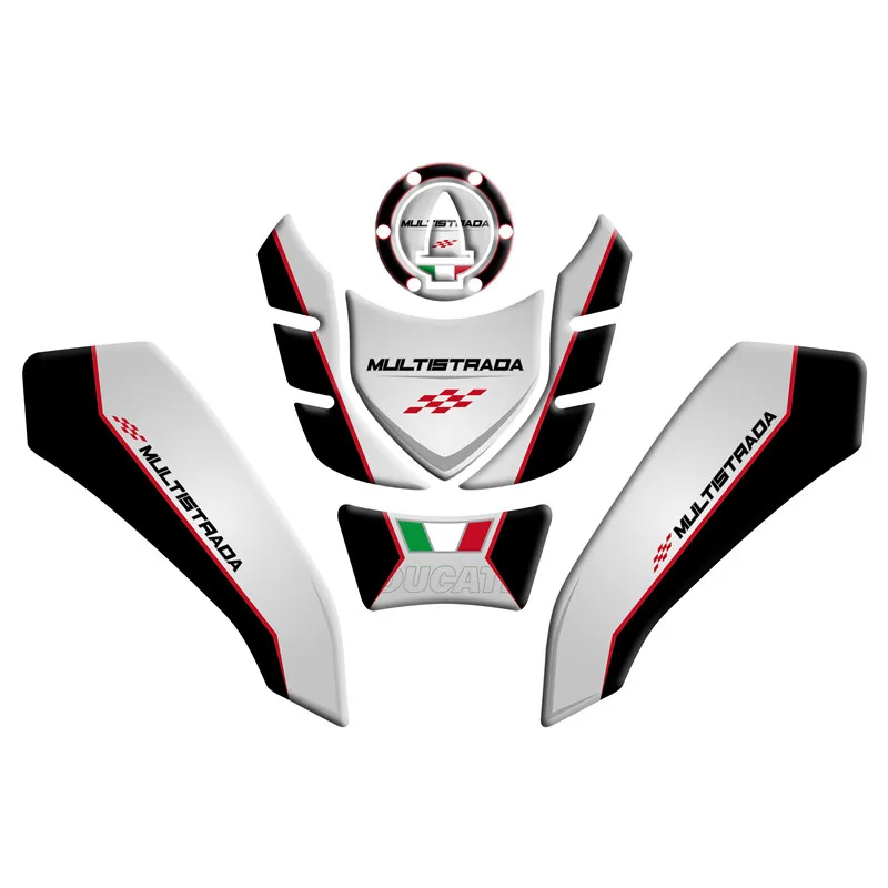 Для MTS1200 1260 ENDURO 3D Бензобак защитная накладка наклейка для DUCATI Multistrada 1200 ENDURO MULTISTRADA 1260 ENDURO - Цвет: 08