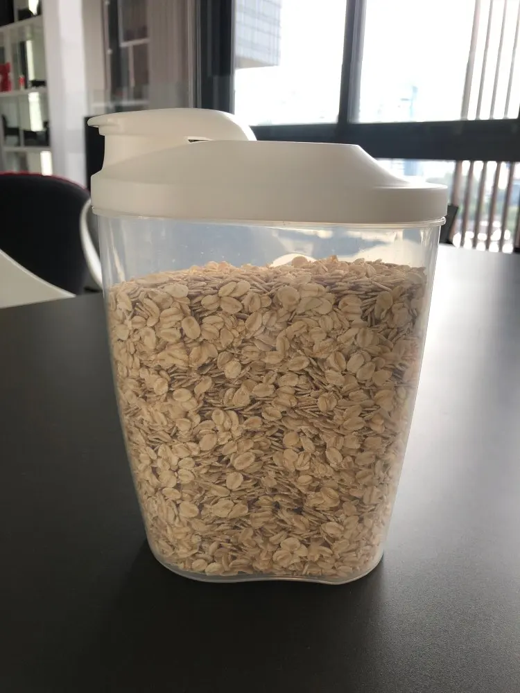 1l/1.5l пластиковый диспенсер для зерновых культур, ящик для хранения, Кухонный Контейнер для зерна риса, портативный пластиковый ящик для хранения пищи# YL1