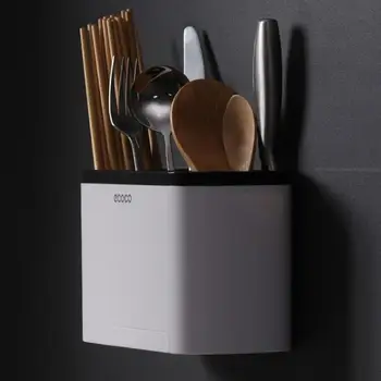 

Tube sticks for hanging on the wall stick cage for draining shelf for household kitchen utensils spoon receiving box Direct Ship