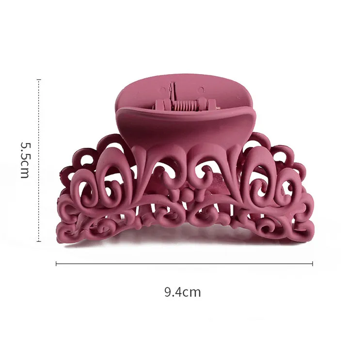 1  Acrylic King Size Shower Hair Clip Headwear Women Simple Hairpin Wild Adult Female Top Clip Party Supplies ​​Gift To The Guests