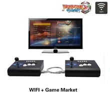 2021 caixa de pandora 3d wi fi arcade console 7000 8000 jogos sem atraso botões joystick pcb controlador retro arcade console
