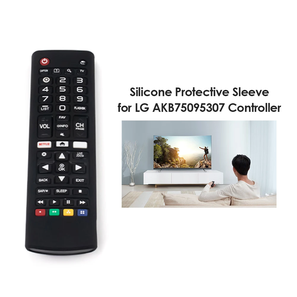 Silicone Remote Controller Cases Protective Covers for LG Smart TV Remote Control AKB75095307 AKB74915305 AKB75375604