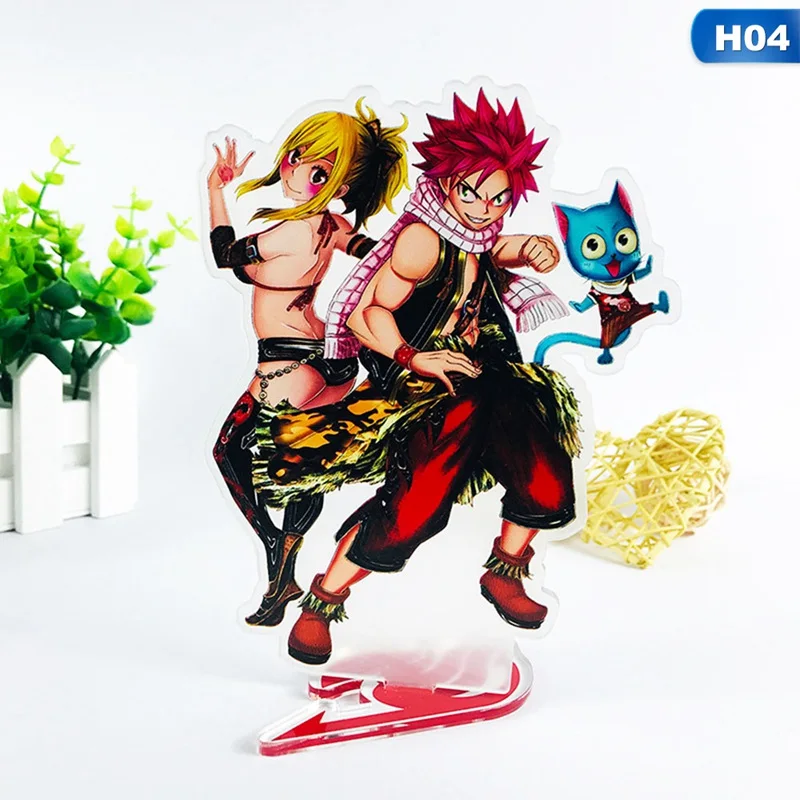 

Plate Holder Desktop Decoration Anime Fairy Tail Acrylic Stand Figure Model Double-side Printed Action Anime Figures Model