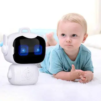 

Cute Children Intelligent Robot Early Education Toys Smart Teaching Toy Dialogue Touch Sensor Voice Controlled Robot
