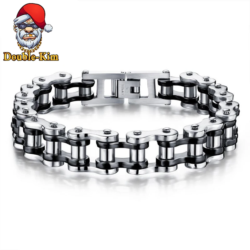 Мотоциклетный браслет-цепочка хип-хоп Уличная культура титановый браслет из нержавеющей стали мужские модные трендовые ювелирные изделия