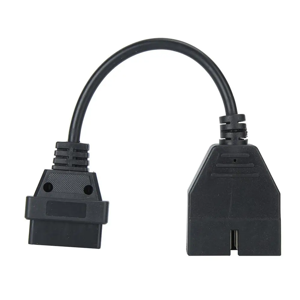 12 контактов к OBD2 16 диагностический инструмент соединитель Адаптерный кабель для