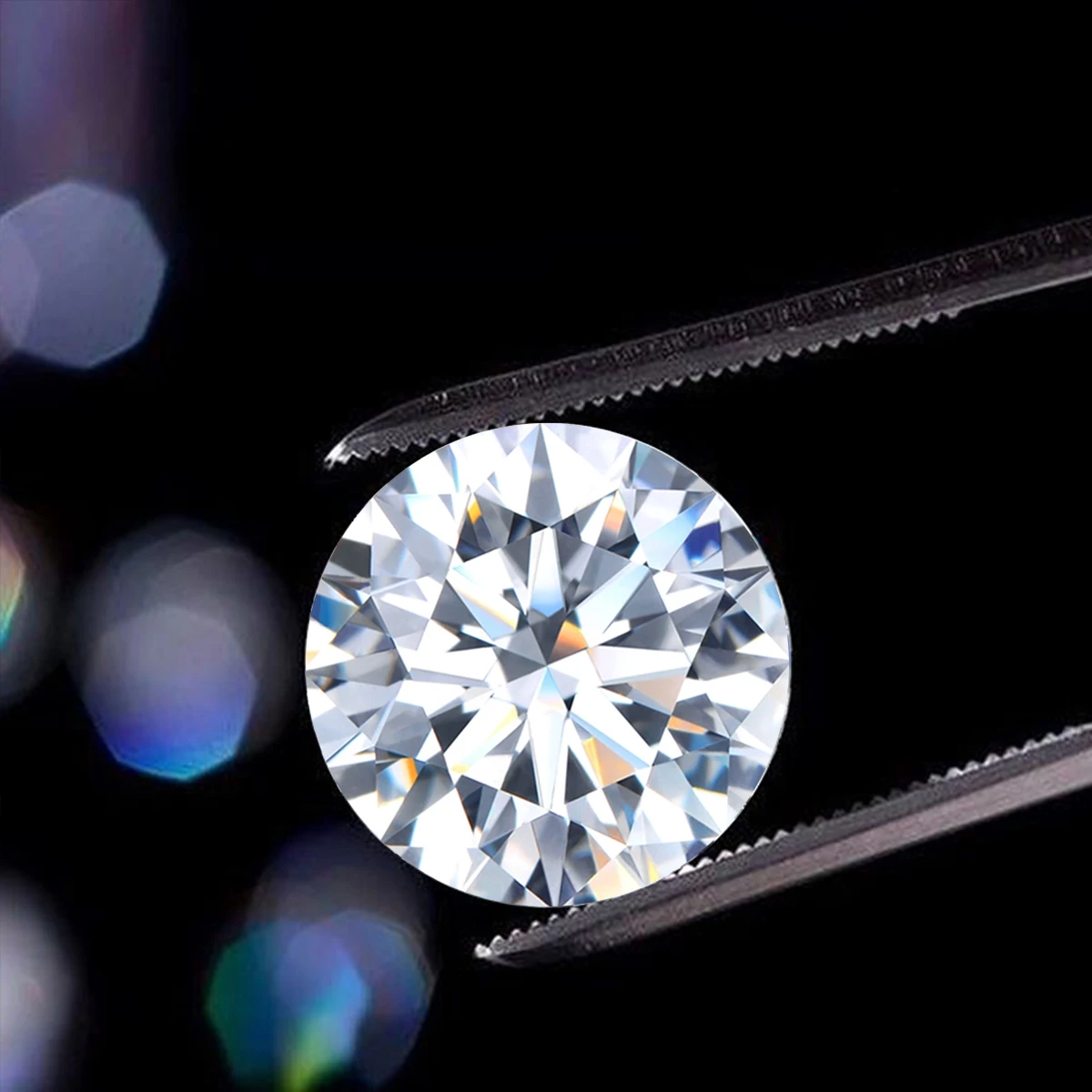 Hpht Real Diamond Stone pass diamond tester Loose Gemstones Lab Created Certified D Color VS1 Round Cut Brilliant 50 Cent Gems
