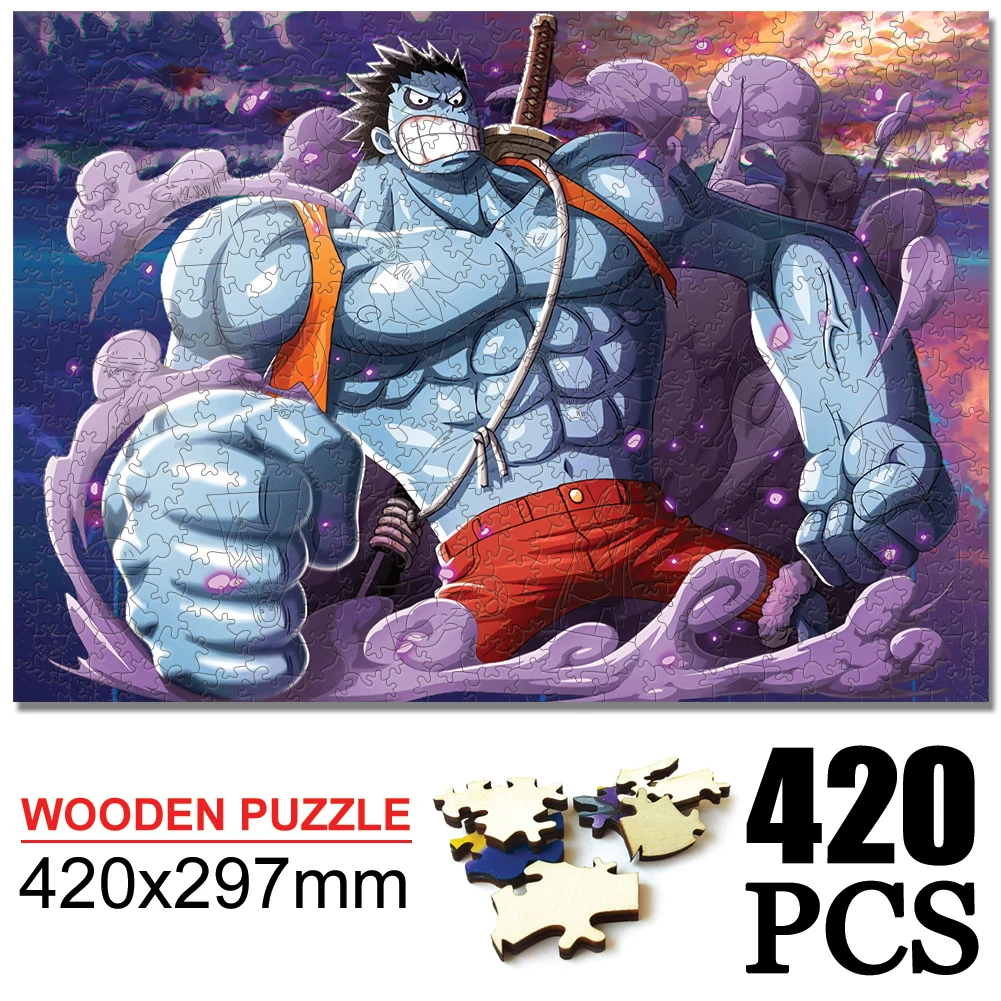 Jigsaw Puzzle Wooden Anime Puzzles Wooden Adults Cartoon DIY Assembly Adults Kids Art Wood Puzzles