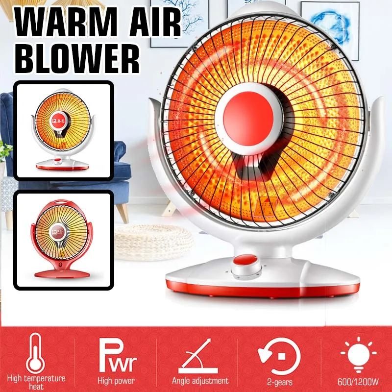 

600W/1200W Electric Heater Mini Fan Heater Desktop Household Warm Air Blower Heater Stove Radiator Warmer Machine for Winter