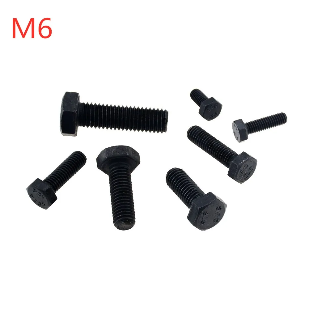 3 шт. M6 * 8 80 10 20 25 30 35 40 45 50 60 70 класс Метрическая резьба DIN933 наружная Шестигранная головка винтовой болт