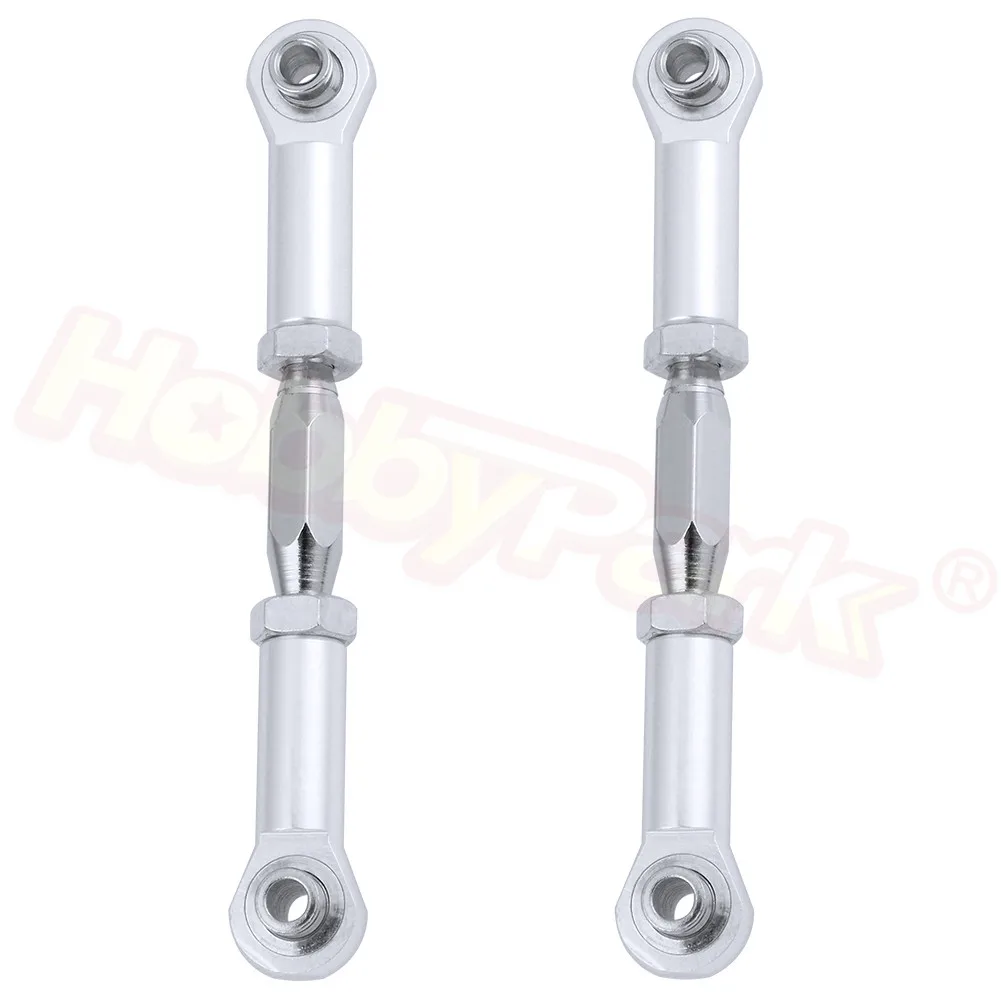 

166017 106017 Aluminum Steering Linkage 06048 For HSP 1/10 Upgrade Parts 4WD RC Model Car Off Road Buggy Truck 94106 94166 94111