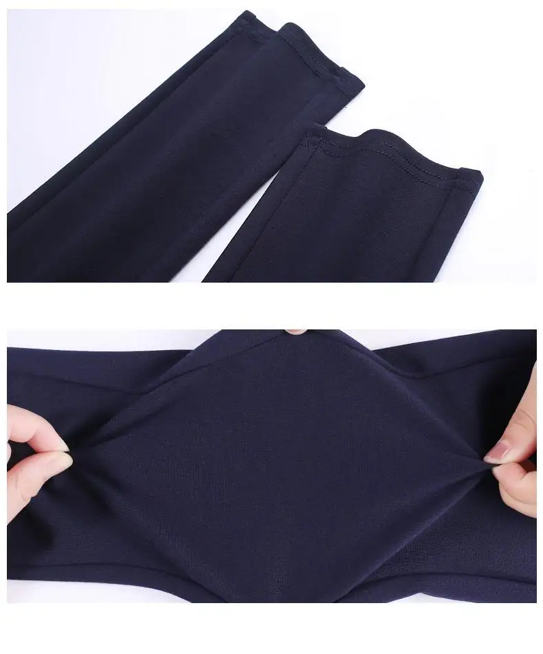 6XL Брюки женские плюс бархатные плотные однотонные повседневные зимние Стрейчевые узкие брюки женские теплые корейские универсальные брюки Pantalon Femme