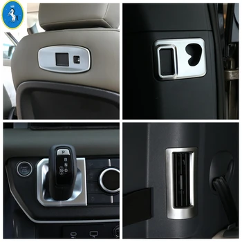 

Matte ABS Interior For Land Rover Defender 110 2020 2021 Trunk Hook / Shift Gear / Seat Bakc USB Charging Port Panel Cover Trim