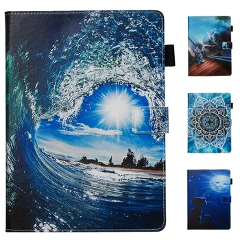 

Seaside House Color Pattern Support Protective Cover Case for iPad 10.2 inch 2019 2020 10.5 Air 1 2 2017 2018 9.7 Mini 12345