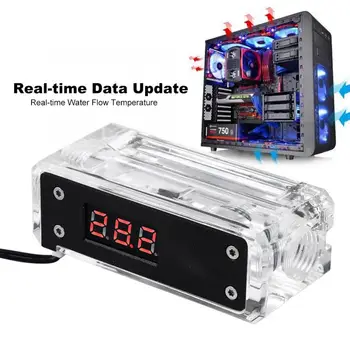 

Water Cooling Thermometer Digital Water Thermometer Real-time Data Water Cooling Thermometer Water Cooling Temperature Monitor