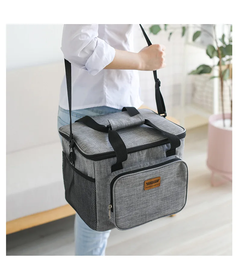 Comprar Nuevos bolsos para la comida para mujer, hombre y niño, bonito  algodón, comida, Picnic, viaje, desayuno, termo, bolsa de caja de almuerzo,  bolso térmico