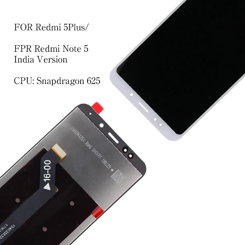 10 сенсорный Экран AAA +++ для Xiaomi Redmi 5 Plus ЖК дисплей с рамкой замена экрана экран
