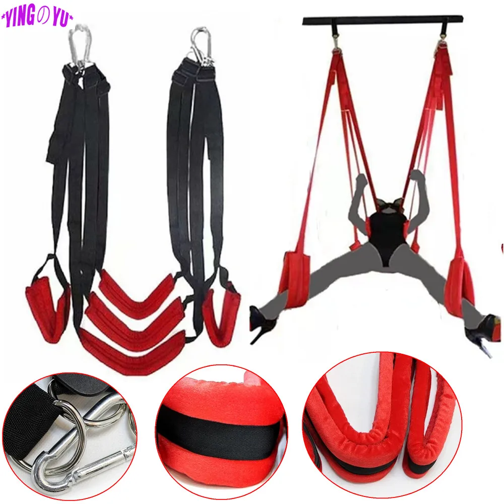 Soft Sex Swing Chairs Furniture Fetish BDSM Bondage Love Adult Games Hanging Door Swings For Couples Women Men sex toys sex swings