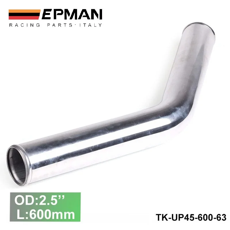 2pcs/unit 63mm 2.5&quot 45 Degree Aluminum Turbo Intercooler Tube piping L:600 mm For BMW 5 series Facelift EP-UP45-600-63 | Автомобили и