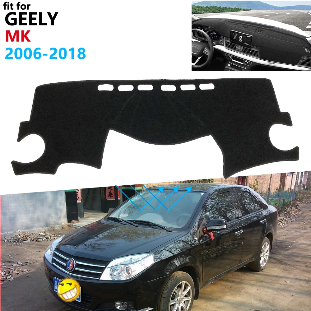 Защитный коврик для приборной панели Geely MK LG 2006 ~ 2018 EC6 автомобильные аксессуары от