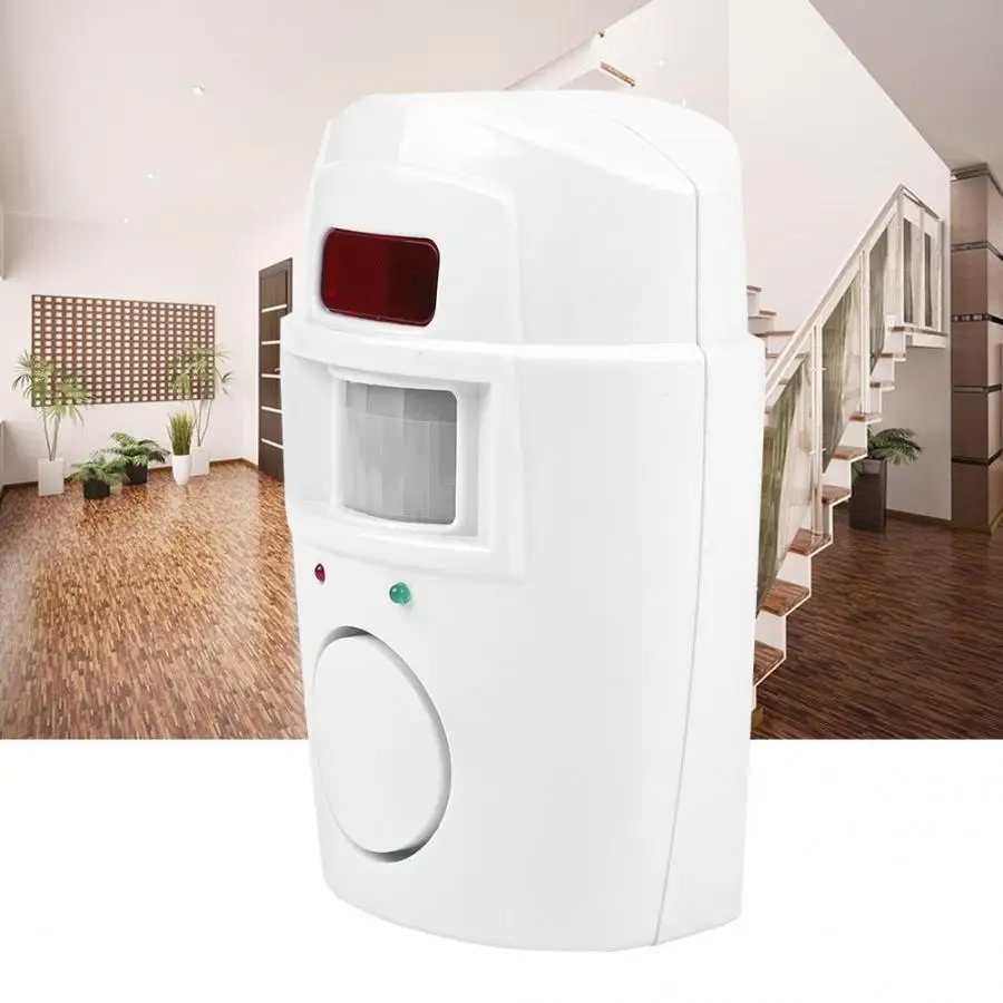 

Wireless Infrared Motion Sensor Home Security Alarm System PIR Motion Detector Alarm with Remote Controls for Home Garage