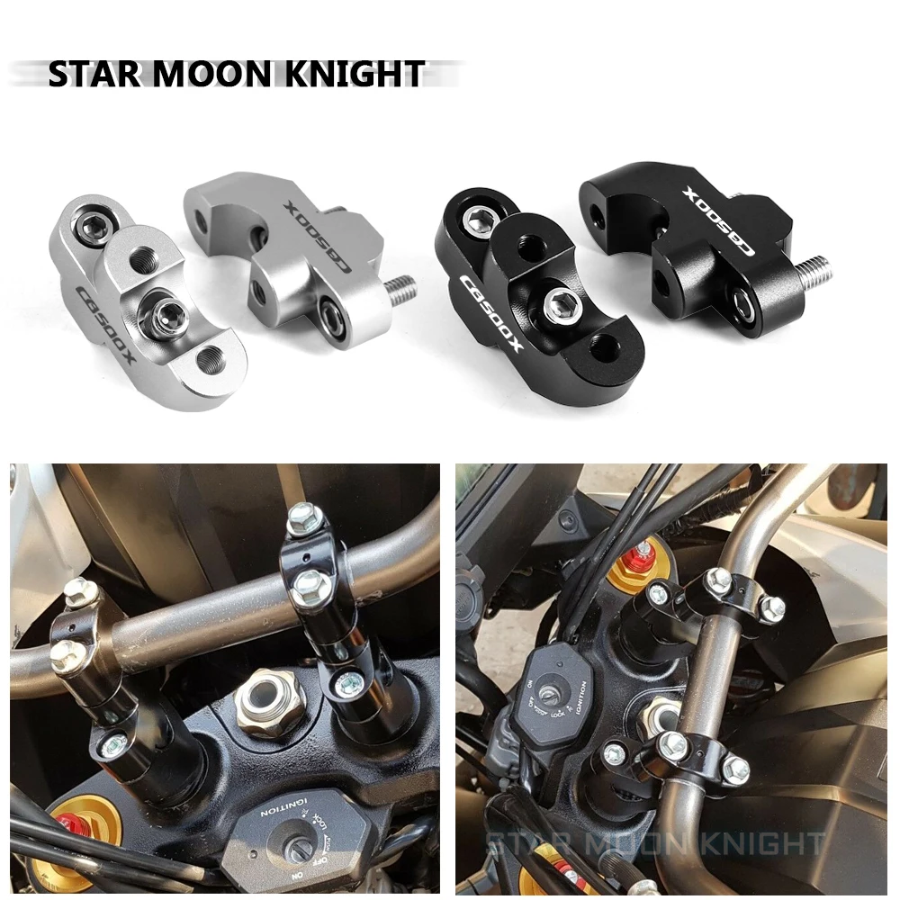 

Motorcycle Accessories Riser Lift Handlebar Clamp Handlebar Riser Kit For Honda CB 500X CB500X CB500 X CB300F CB400F CB500F