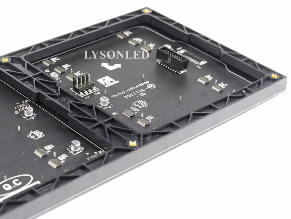 LYSON светодиодный 40 шт./лот P5 Крытый SMD2121 320*160 мм полноцветный светодиодный модуль дисплея 64*32 пикселей, P5 Крытый RGB светодиодный модуль