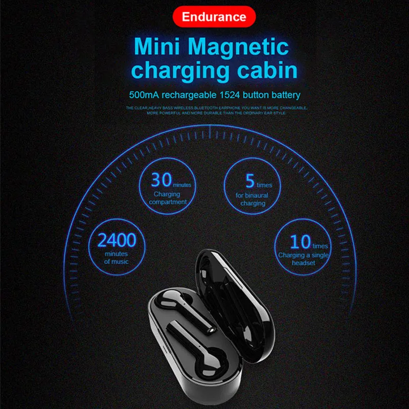 Freebud TWS Wireless Headphones Bluetooth Earphones Hi Fi Music Stereo Earbuds Headset With Microphone For iphone xiaomi huawei
