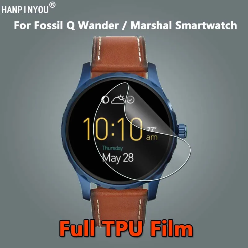 10pcs For Fossil Q Wander Marshal Control Ultra Full Cover Soft Tpu Hydrogel Screen Protector -not Glass - Screen Protectors - AliExpress