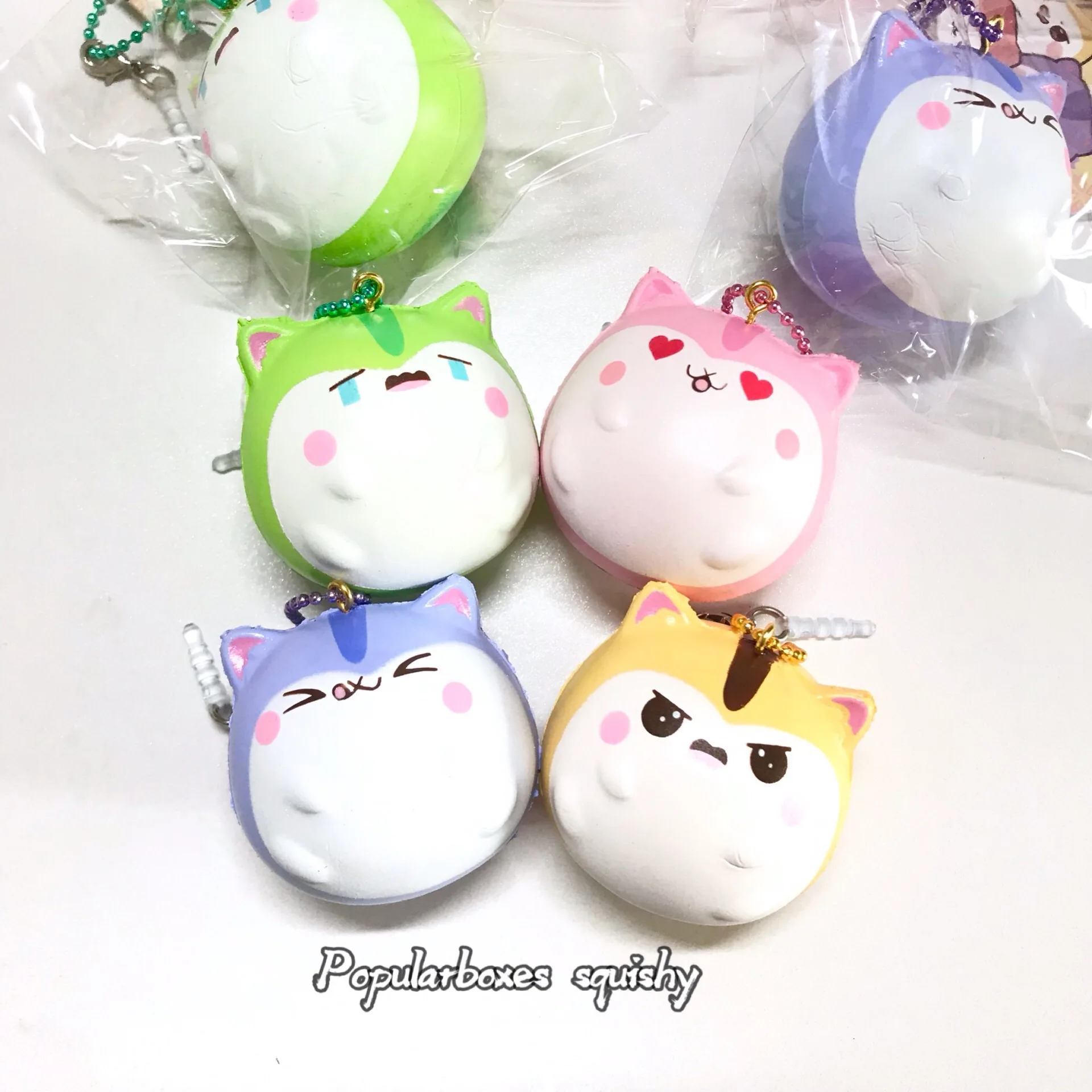Новые popularboxes Nano poli mini fat poli squishy series 2