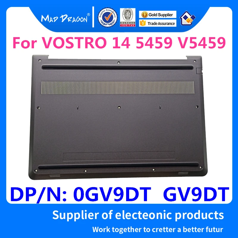 Бренд MAD DRAGON, Нижняя основа для ноутбука, нижняя крышка в сборе для Dell VOSTRO 14 5459 V5459 5459, серебристый D чехол 0GV9DT GV9DT