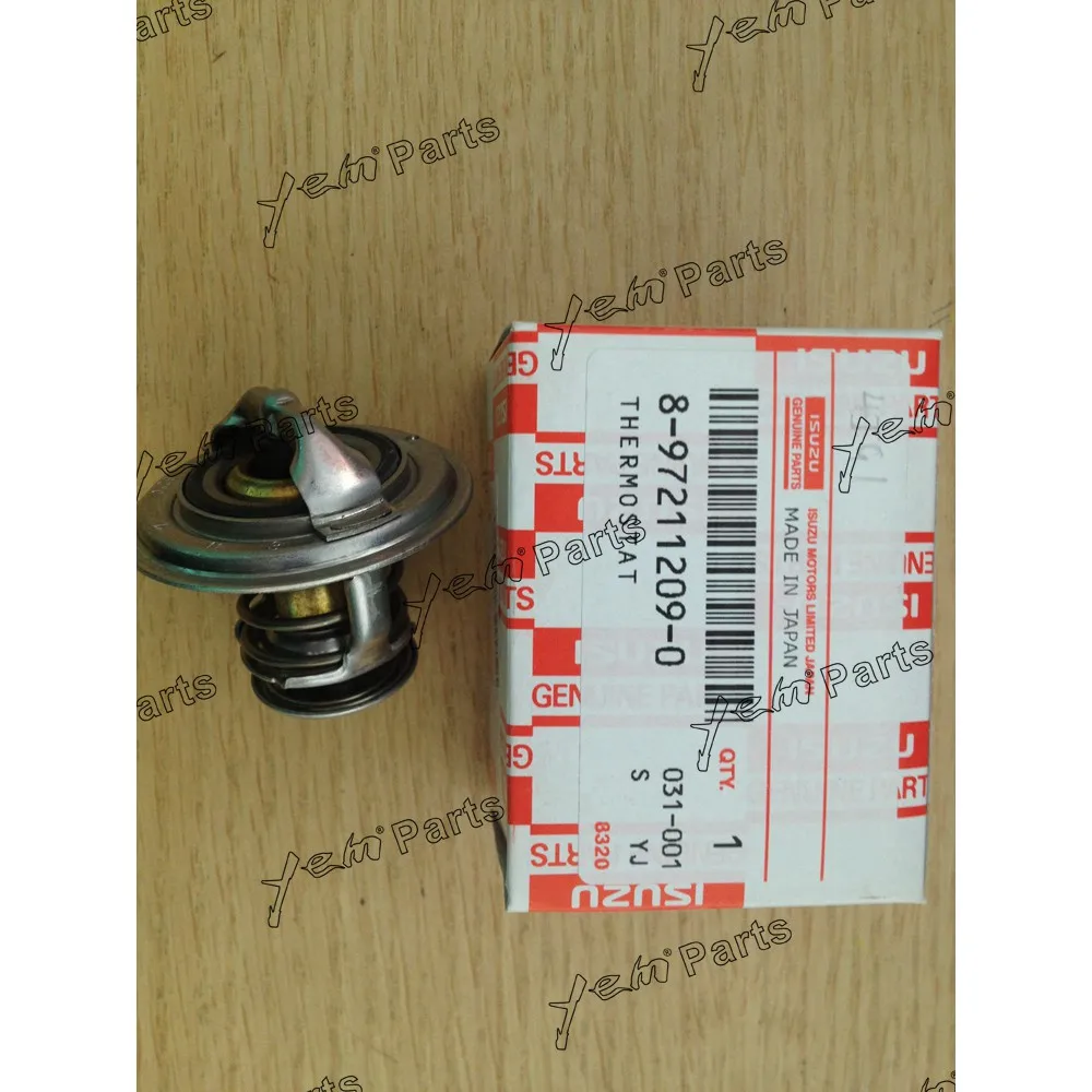 

4JG1 термостат 8-97211209-0 для Isuzu 4JG1 Запчасти для дизельного двигателя