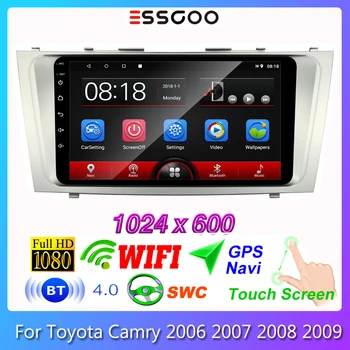 

Essgoo Android 9.0 Car Radio Multimedia Player For Toyota Camry 2006 2007 2008 2009 2din Gps Navigation Bluetooth Player 2 Din